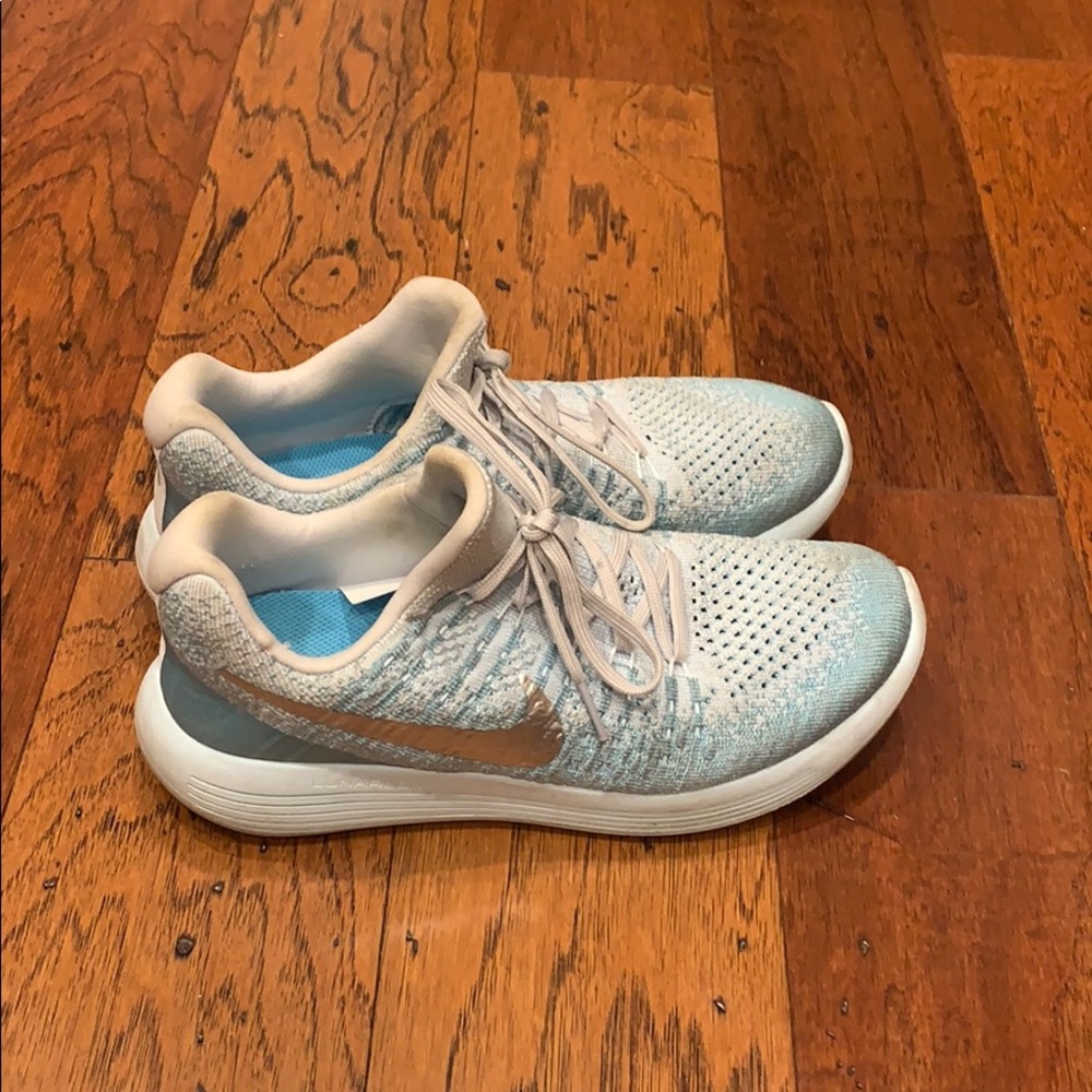 Gently Used Tiffany Blue Nike Running Shoes